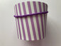 Purple Striped Pot