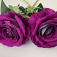 74cm Long Purple Velvet Rose