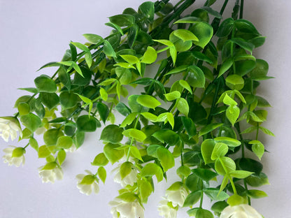 White Flower Foliage Bush