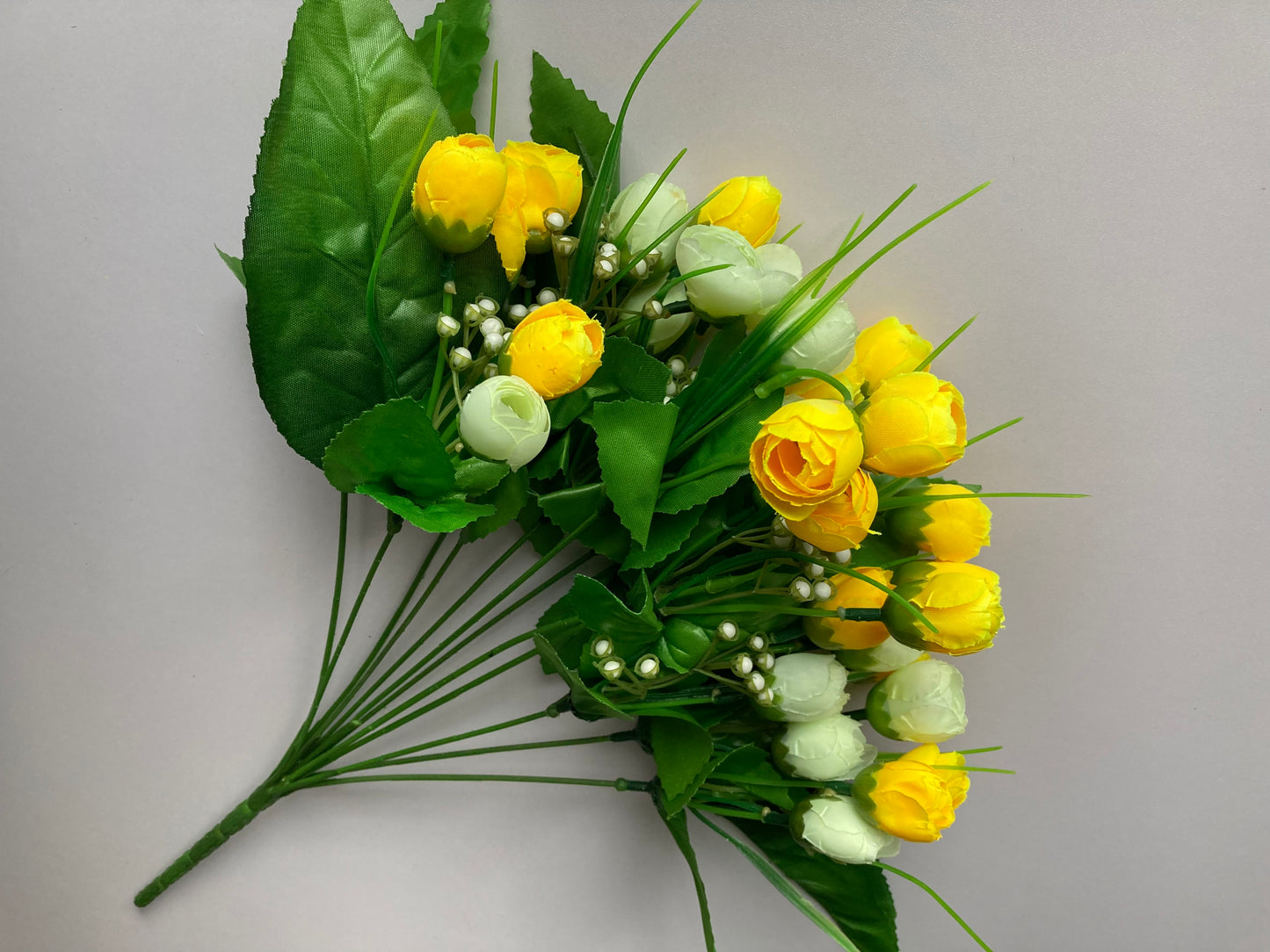 Yellow & Ivory Baby Tulip Bunch