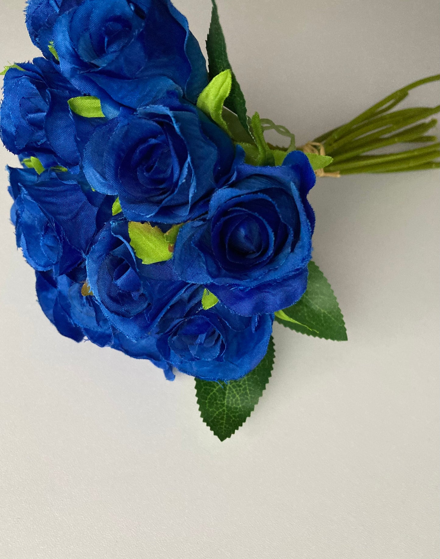 15 Royal Blue Roses