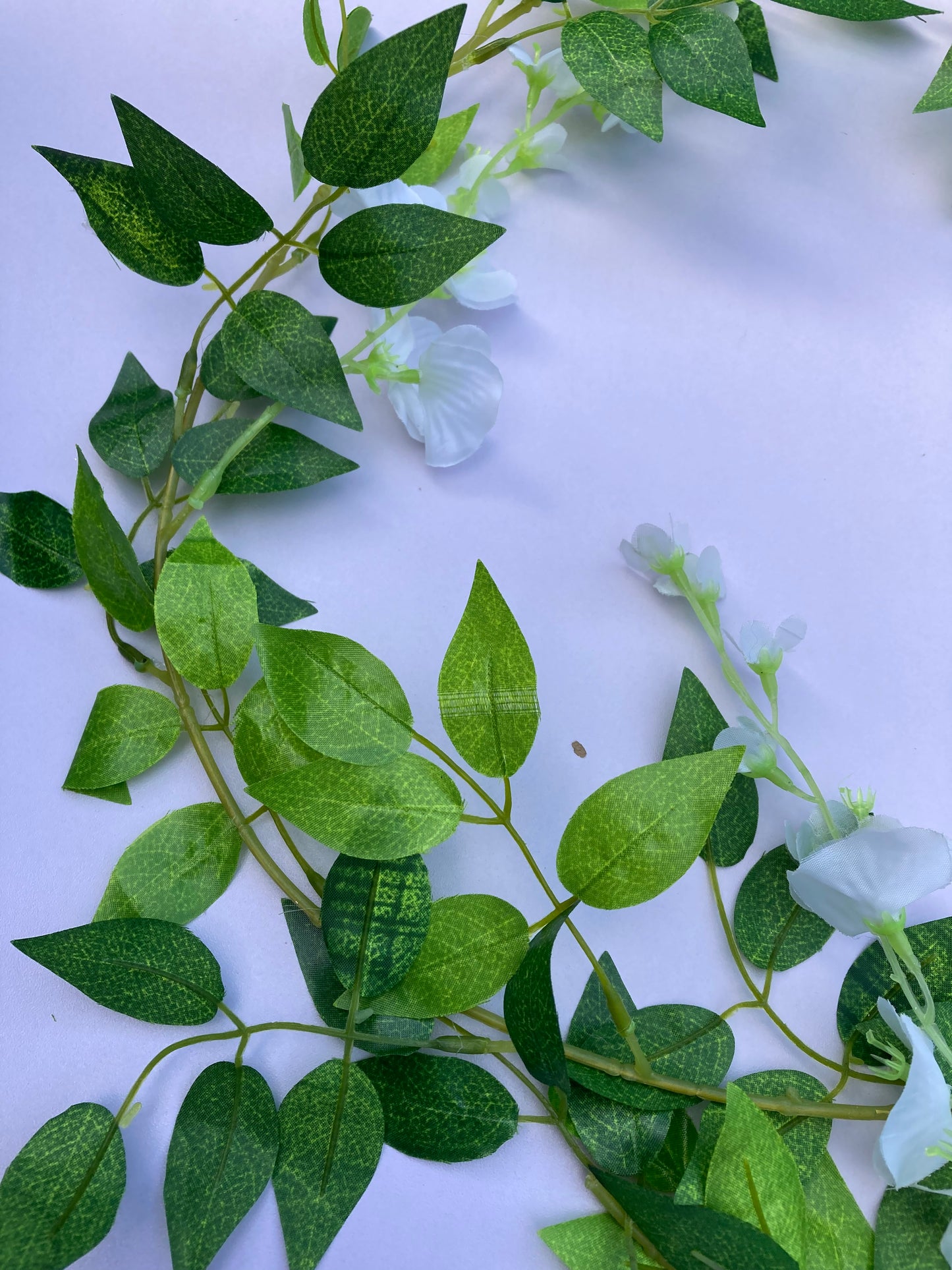 170cm White Wisteria Garland