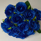 15 Royal Blue Roses