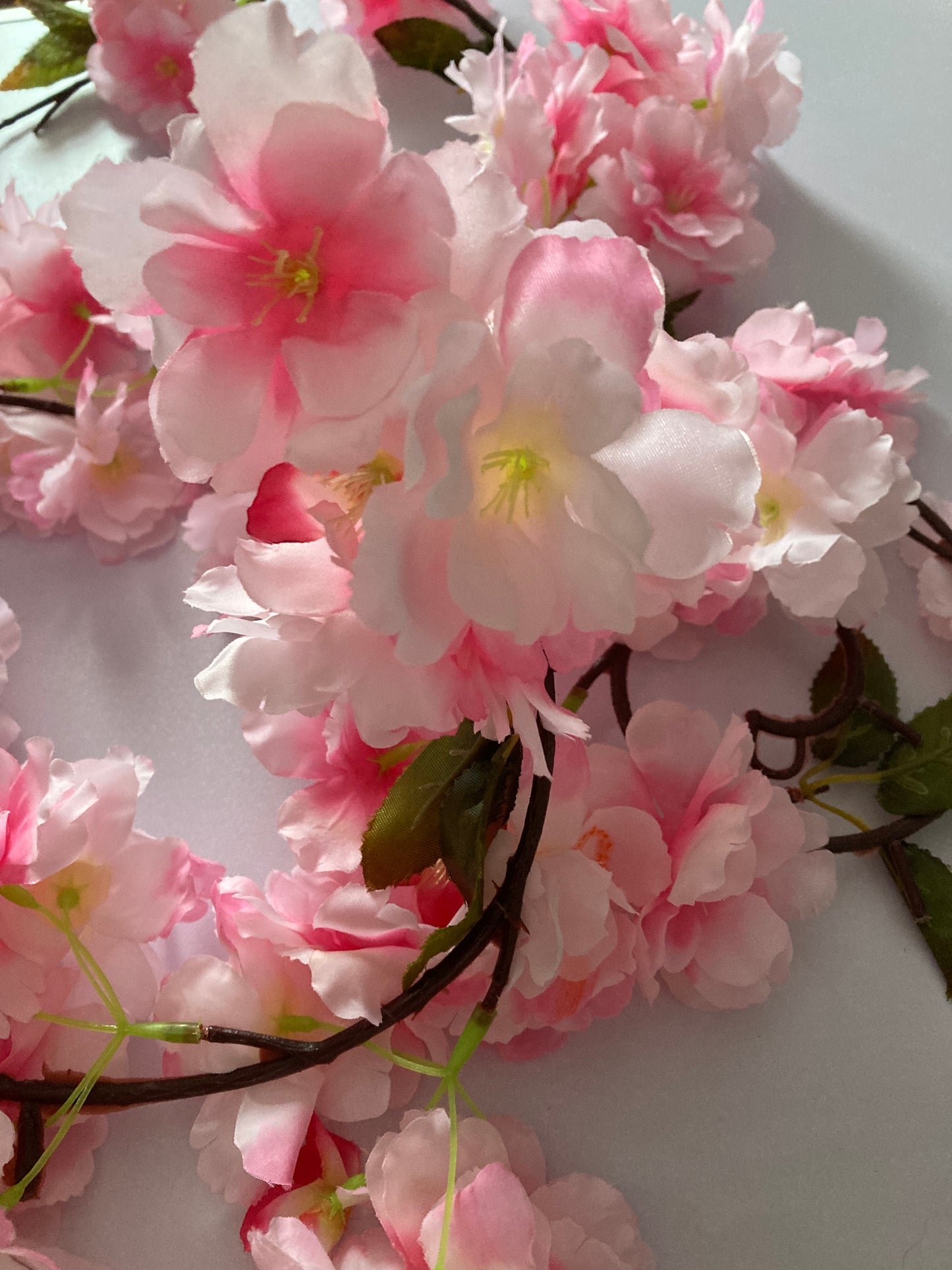 Pink Cherry Blossom Garland