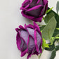 74cm Long Purple Velvet Rose