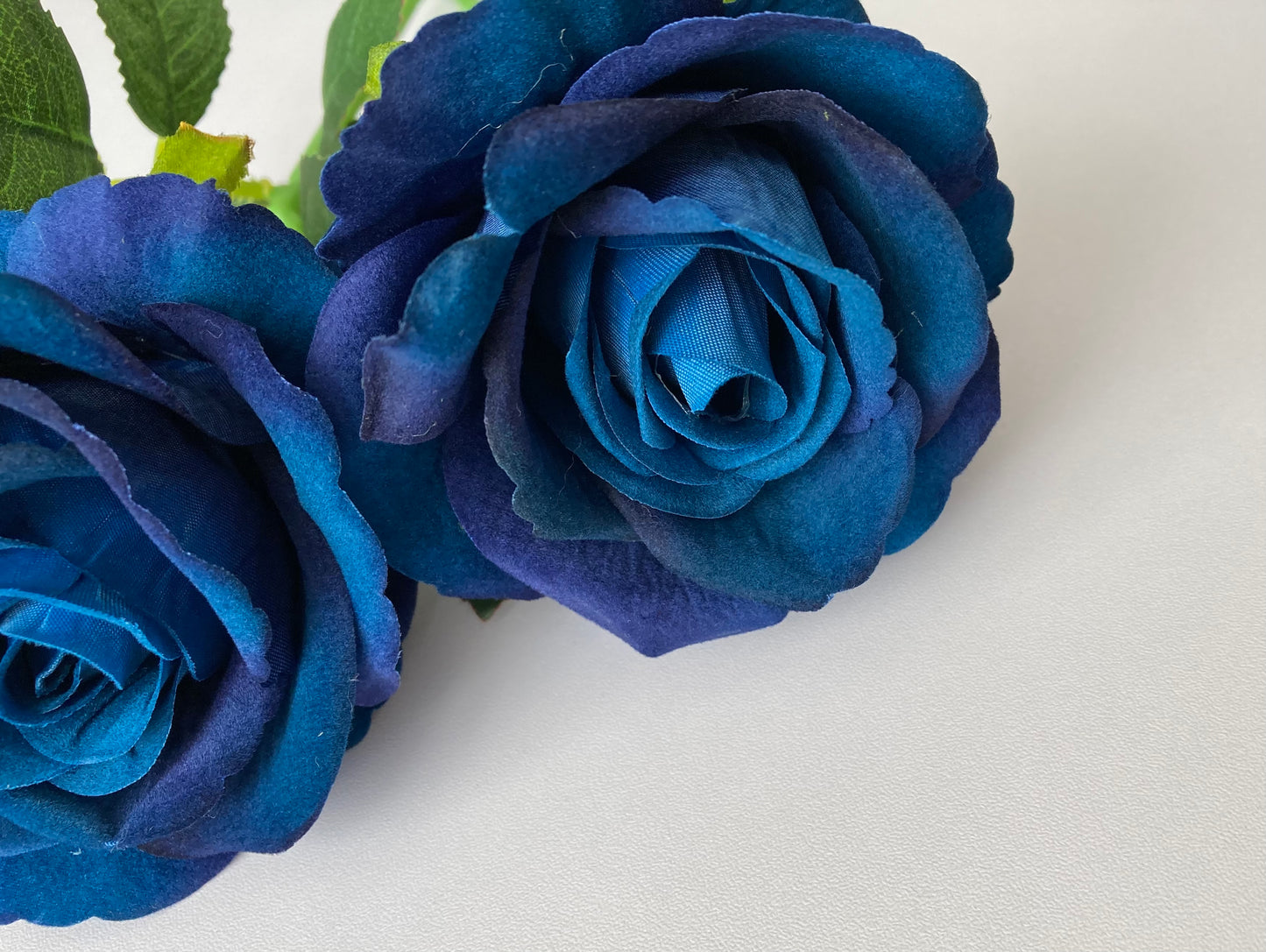 Royal Blue Velvet Soft Touch Rose