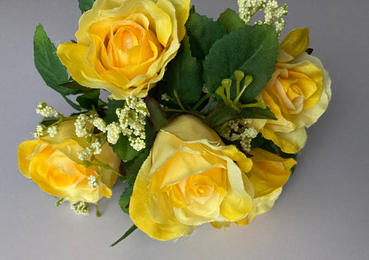 Yellow Rose & Gyp Bunch