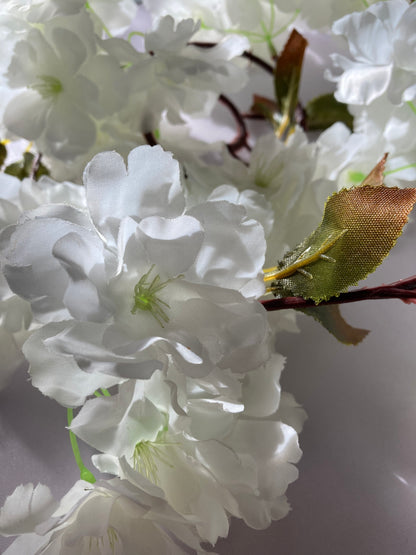 White Cherry Blossom Garland