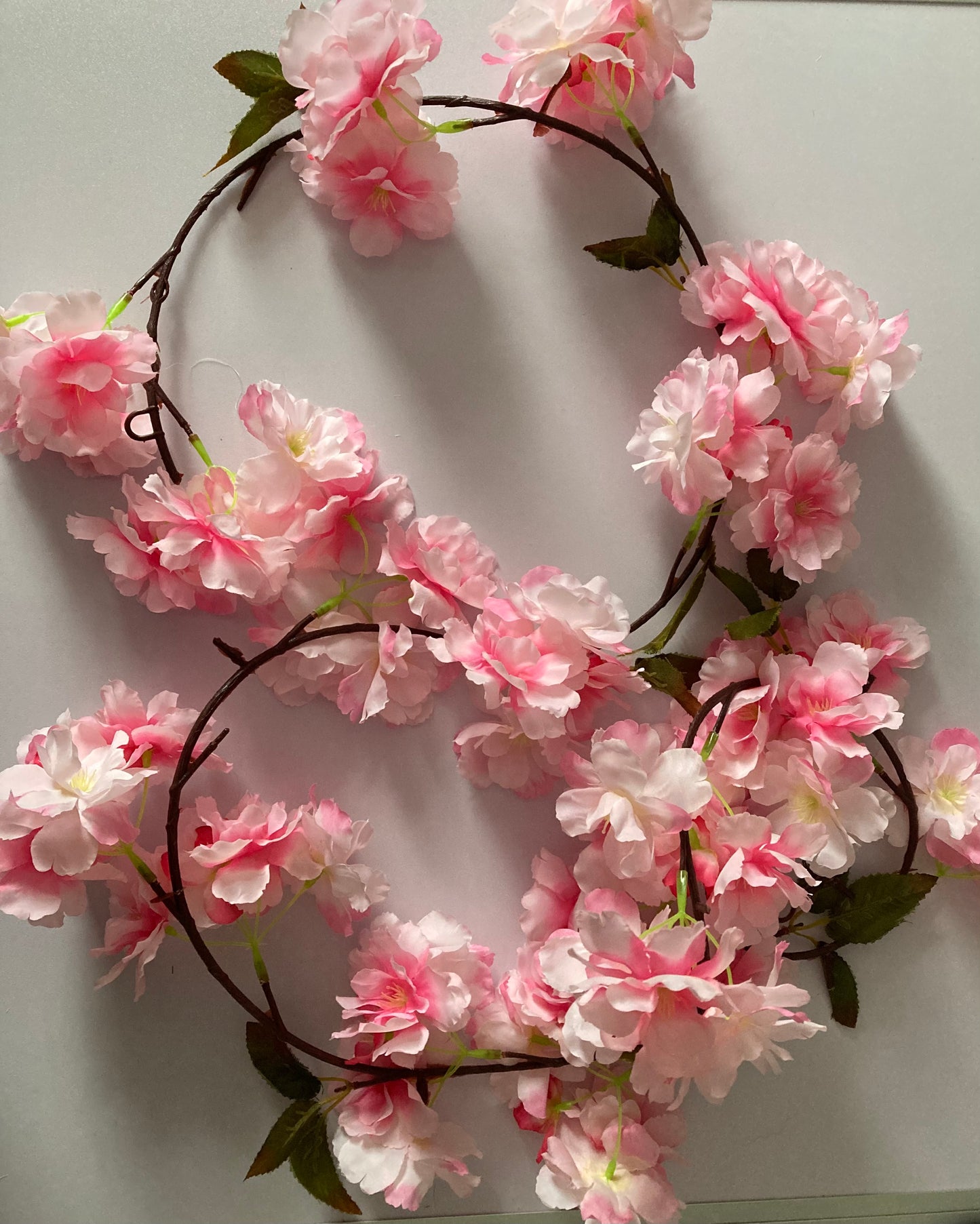 Pink Cherry Blossom Garland