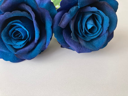 Royal Blue Velvet Soft Touch Rose